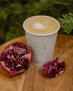 Pomegranate Cinnamon Latte